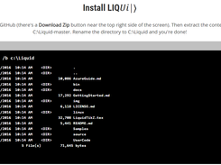 LIQUi|> Screenshot 1