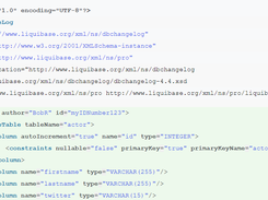 Liquibase Screenshot 1