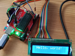 LiquidCrystalUni LCD Arduino AVR 8051 Screenshot 1