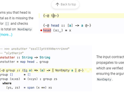 LiquidHaskell Screenshot 1