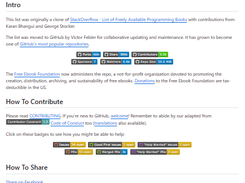 List of Free Learning Resources Screenshot 1