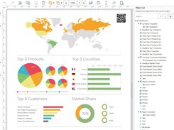 Fully browser-based and free Web Report Designer included .