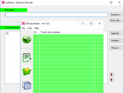 List Past "Gestione appunti" Screenshot 1