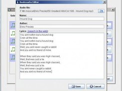 Adding a song with lyrics