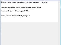 listtext_chung Screenshot 1