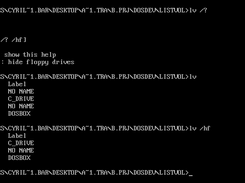 VOL or LV (LISTVOLUMES) for (Free) DOS Screenshot 1