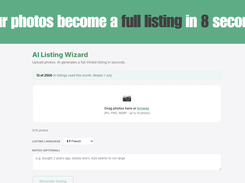 AI auto listing