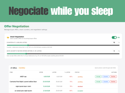 Offer negociation