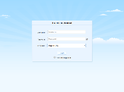 Login page