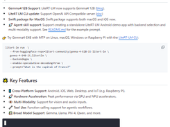 LiteRT-LM Screenshot 1