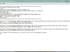 LitFinder using the StringFinder module to locate embedded JDBC Connection strings