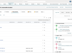 Document Management: Documents are easily accessible from within a matter plan and Litify lets you automatically generate documents by populating pre-built templates with information pulled directly from the matter plan. 