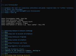 Live-Forensicator Screenshot 1