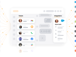  Connect with your customers on all channels.  130+ ticketing features and 200+ integrations with the tools you love.