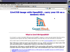 Firefox with LiveUSB site