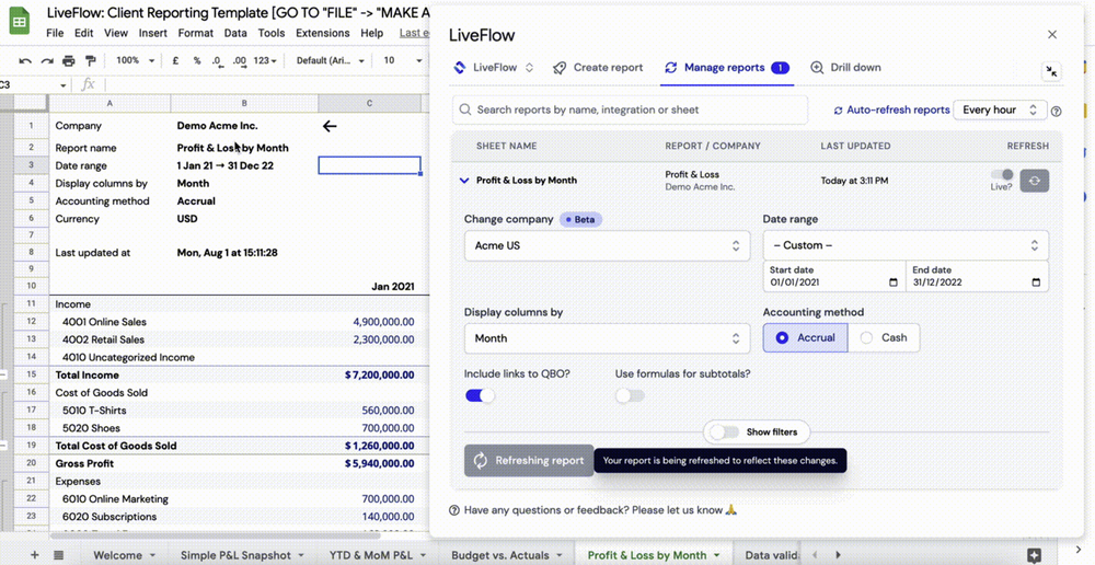 LiveFlow Screenshot 1