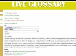 Adding a New Glossary Item