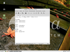 Live DVD LinuxMint Koha Cordoba Screenshot 6