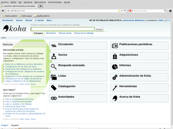 Live DVD LinuxMint Koha Cordoba Screenshot 3