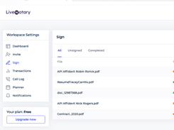 LiveNotary Screenshot 1