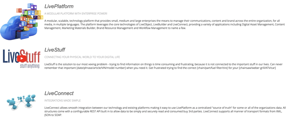 LivePlatform Screenshot 1