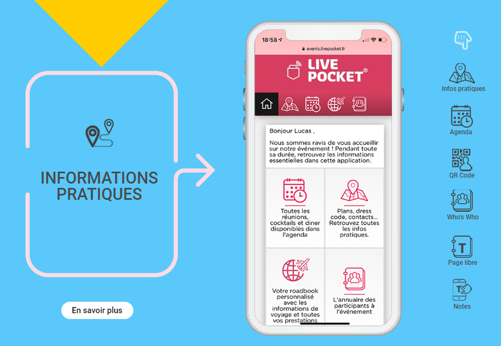LivePocket Screenshot 1