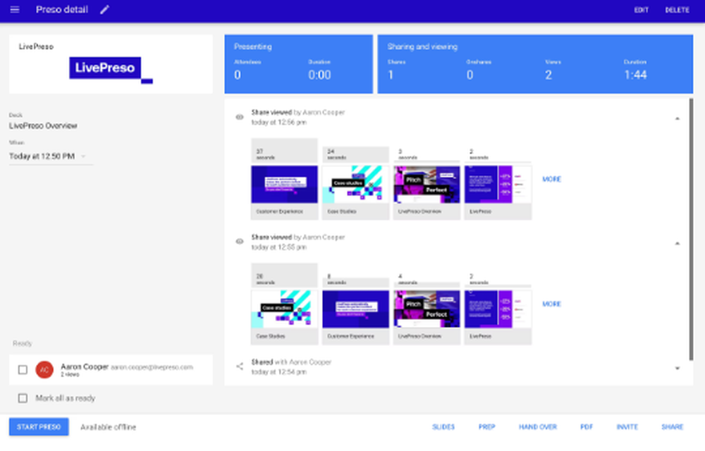 LivePreso Screenshot 1