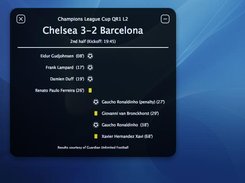 Highlights update window, showing all current highlights.