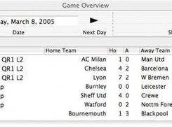 Main window, selected three matches for updates.