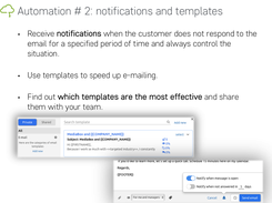 Automation #2; notifications & templates