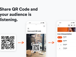 Share a QR code with your audience. 