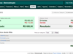 Gerenciador financeiro simples feito em PHP com MySQL.