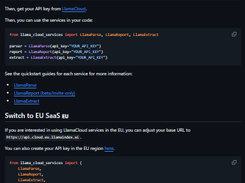 Llama Cloud Services Screenshot 1