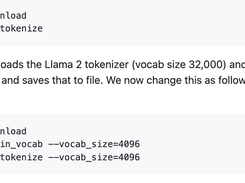 llama2.c Screenshot 3
