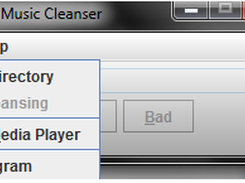 What you will see when you first launch Llama Music Cleanser. Press Select Directory to begin.