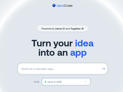 LlamaCoder Screenshot 1