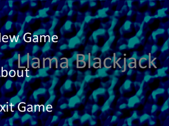 The main menu screen