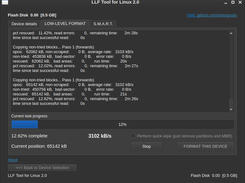 LLF-Tool-for-Linux Screenshot 2