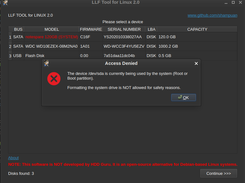 LLF-Tool-for-Linux Screenshot 4