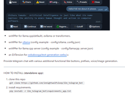 LLM Telegram Bot Screenshot 1
