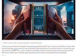 LLM101n Screenshot 1