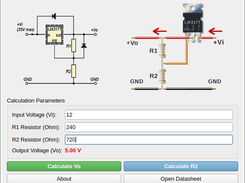 LM317 Calculator Screenshot 1