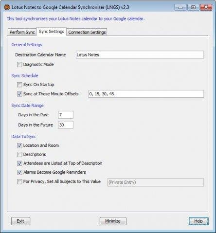 LotusNotes-Google Calendar Synchronizer download | SourceForge.net