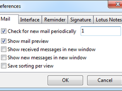 Mail preferences