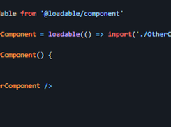 loadable components Screenshot 1
