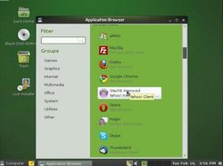 showing few internet applications