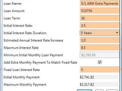 Adds an adjustable rate loan