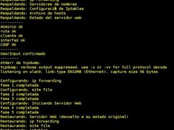 Standard output (running from the command line)