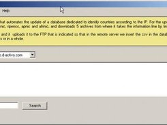 Main interface.