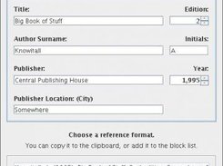 Loc Cit - Application Main Screen